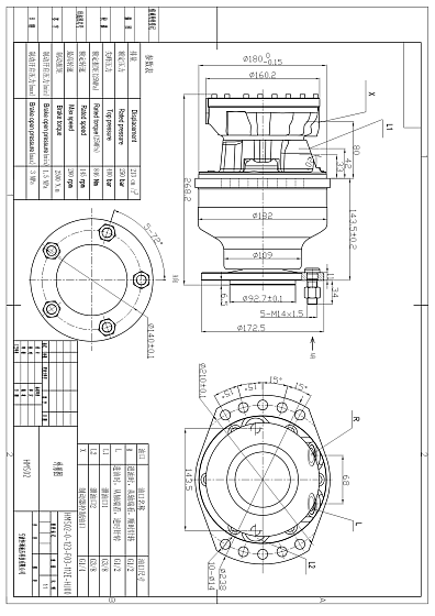 Motor HMS02-0-123-F03-112E-HJ00