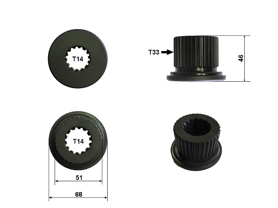 Муфта T14 T33