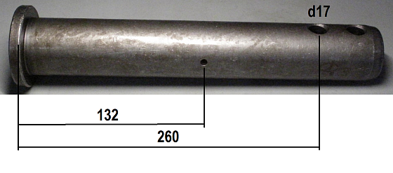 Палец с каналом смазки 55x320/132