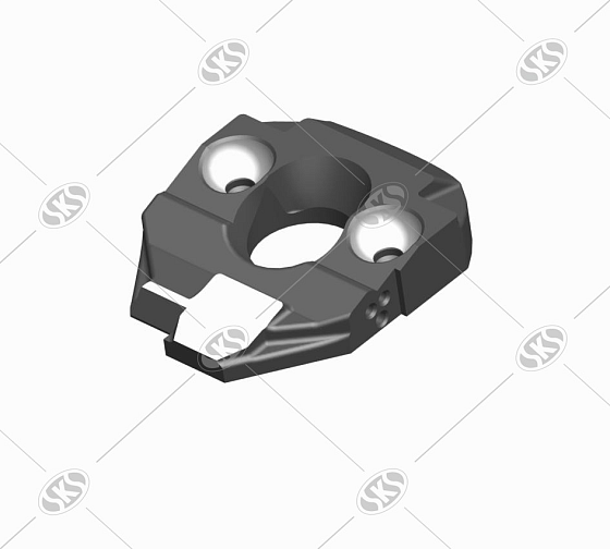 Поворотная плита 123x100x23.6 центр 38.4