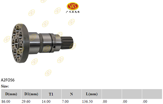 Ведущий вал Z T14d30 136 (под стопорное кольцо)