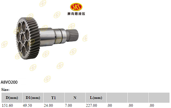 Ведущий вал (Z) T24d49.5 z46 L227